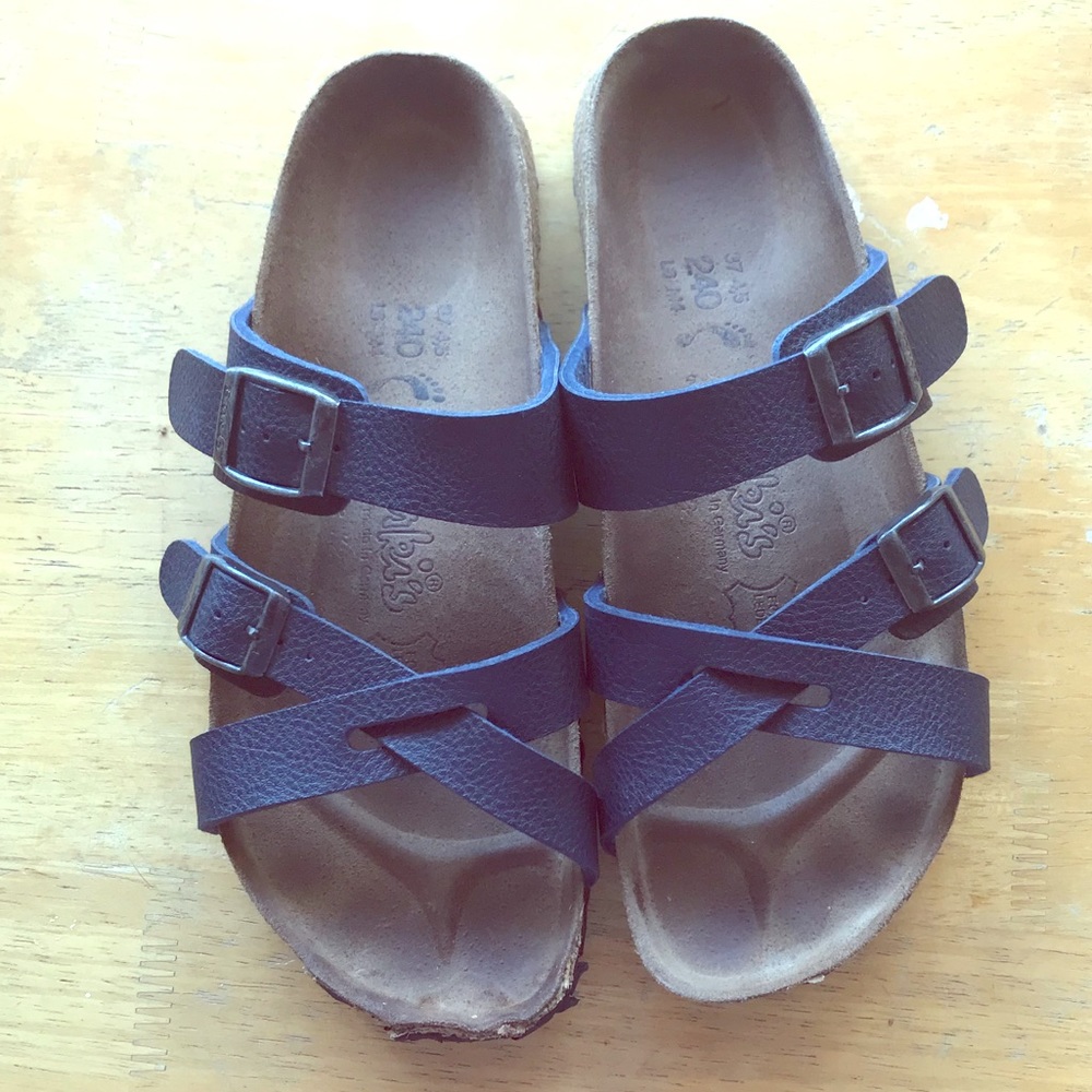 Birki’s Arizona Navy Birkenstock Sandals Women’s